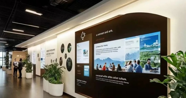 形象墻成為傳遞企業(yè)魅力的超級媒介！