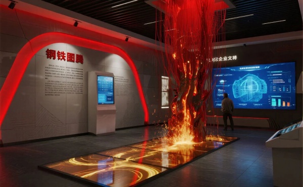 被千度鋼流燙到心跳，鋼鐵企業(yè)科技展廳也太酷了吧？
