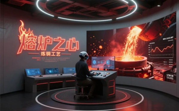 被千度鋼流燙到心跳，鋼鐵企業(yè)科技展廳也太酷了吧？