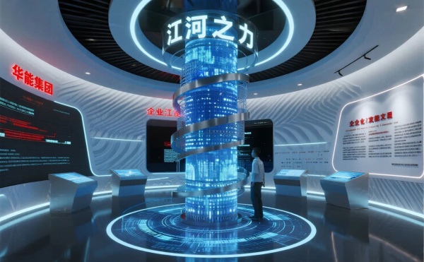 華能環(huán)?？萍颊箯d里能摸到風(fēng)、看到魚，還能穿越到 2050