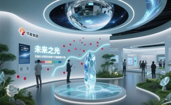 華能環(huán)?？萍颊箯d里能摸到風(fēng)、看到魚，還能穿越到 2050