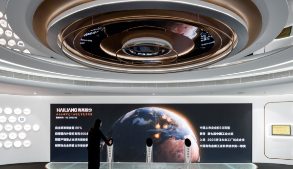 展廳序廳的“互動(dòng)開關(guān)”，開啟沉浸式體驗(yàn)序章