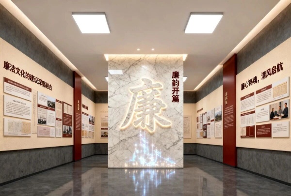 廉潔文化展廳怎么建？這套 “沉浸式 + 互動感”設(shè)計方案太贊了！